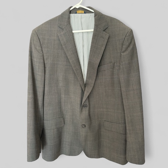 Brooks Brothers Other - Brooks Brothers Sport Coat Explorer Regent Fit Gray Plaid 46R Wool